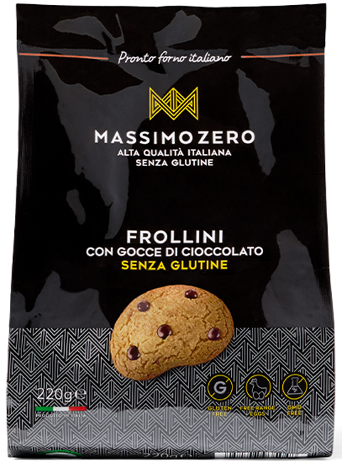 MASSIMO ZERO FROLLINI GOCCE CIOCCOLATO 220 G - Farmafamily.it