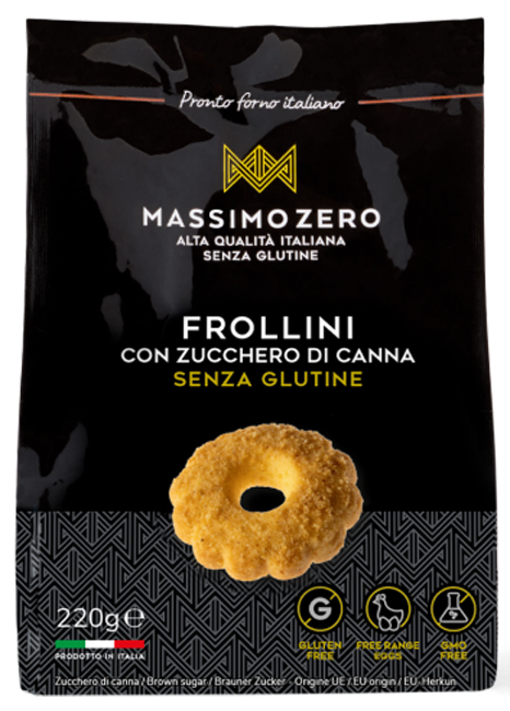 MASSIMO ZERO FROLLINI ZUCCHERO DI CANNA 220 G - Farmafamily.it