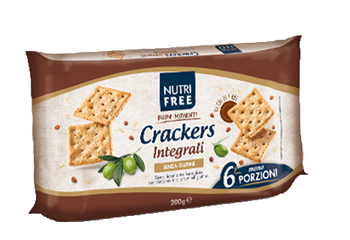 NUTRIFREE CRACKERS INTEGRALI 33,4 G X 6 PEZZI - Farmafamily.it