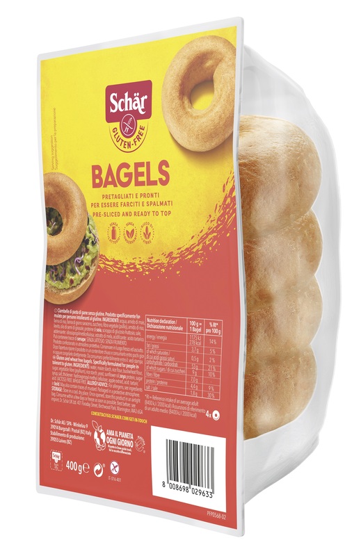 SCHAR BAGELS SENZA LATTOSIO 4 PEZZI DA 100 G - Farmafamily.it