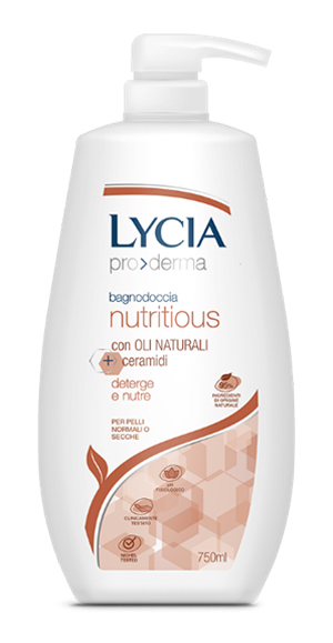 LYCIA PRODERMA BAGNODOCCIA NUTRITIOUS 750 ML - Farmafamily.it