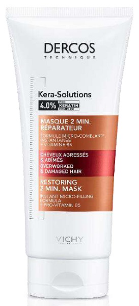 DERCOS TECHNIQUE KERASOL MASCHERA RIPARATRICE 2 MIN 200 ML - Farmafamily.it