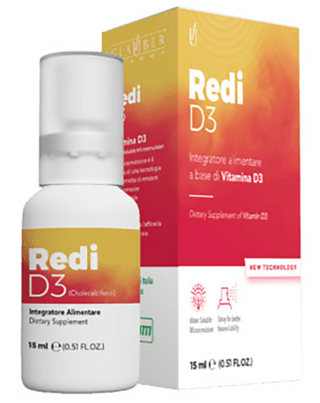REDI-D3 SPRAY GLAUBER 15 ML - Farmafamily.it
