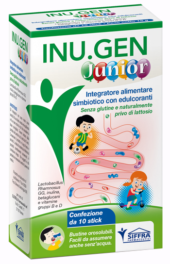INUGEN JUNIOR 10 STICK OROSOLUBILI - Farmafamily.it