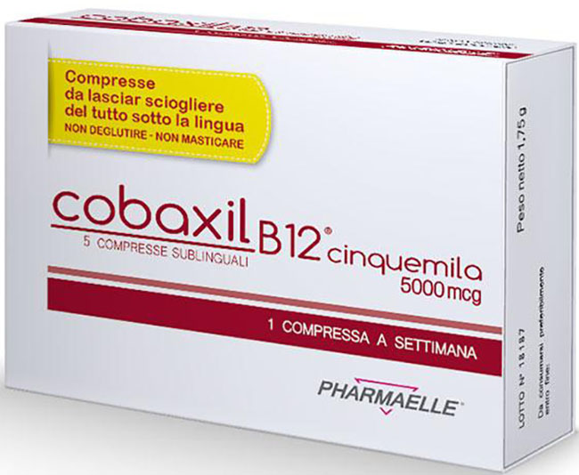 COBAXIL B12 5000MCG 5 COMPRESSE SUBLINGUALI - Farmafamily.it