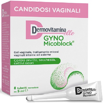 DERMOVITAMINA GYNOMICOBLOCK M 8 TUBETTI MONODOSE 5 ML - Farmafamily.it
