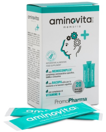 AMINOVITA PLUS MEMORIA 20 STICK PACK X 2 G - Farmafamily.it