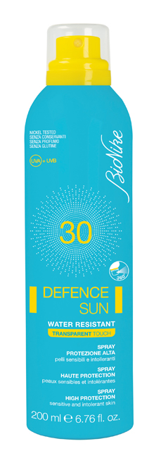 DEFENCE SUN 30 SPRAY TRANSPARENT TOUCH 200 ML - Farmafamily.it