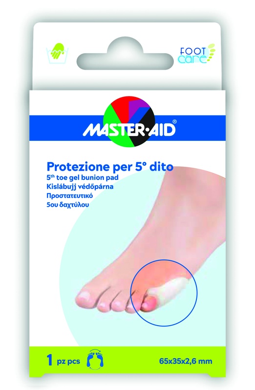 PROTEZIONE IN GEL MASTER-AID FOOTCARE 5 DITO 1 PEZZO C15 - Farmafamily.it