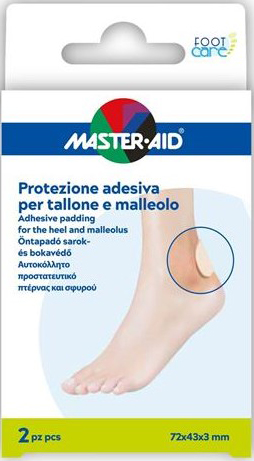 MASTER-AID FOOT CARE PROTEZIONE TALLONE/MALLEOLI 2 PEZZI - Farmafamily.it
