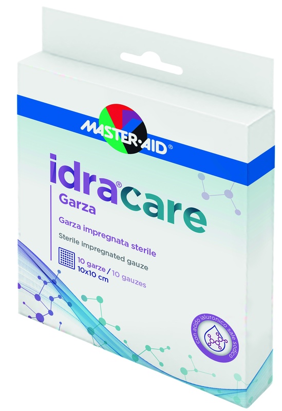 MASTER-AID IDRACARE GARZA IMPREGNATA 10X10 CM 10 PEZZI - Farmafamily.it