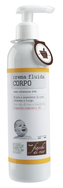 FIOCCHI DI RISO CREMA FLUIDA CORPO IDRATANTE 240 ML - Farmafamily.it