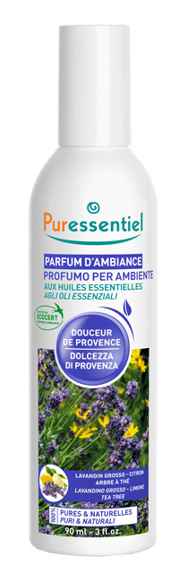 PURESSENTIEL PROFUMO AMBIENTE DOLCEZZA PROVENZA ECOCERT 90 ML - Farmafamily.it