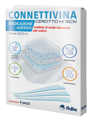 CEROTTO CONNETTIVINA HITECH 10 X 10 CM 4 PEZZI - Farmafamily.it