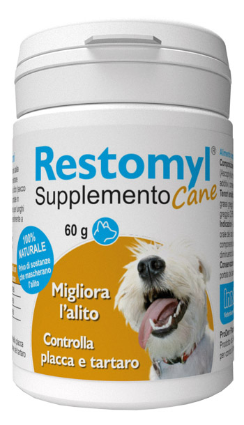 RESTOMYL SUPPLEMENTO CANE FLACONCINO 60 G - Farmafamily.it