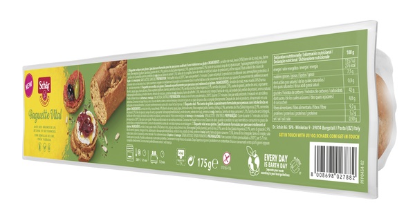 SCHAR BAGUETTES VITAL SENZA LATTOSIO 175 G - Farmafamily.it