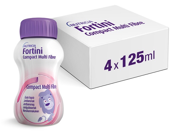 FORTINI COMPACT MULTI FIBRE FRAGOLA 4 PEZZI 125 G - Farmafamily.it
