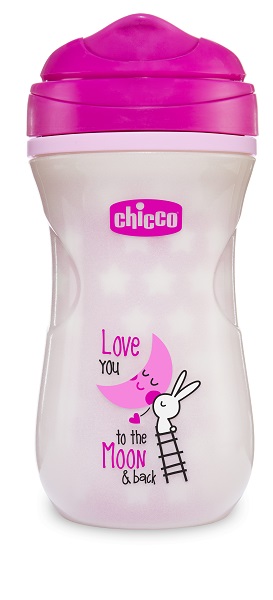 CHICCO TAZZA GLOWING 14M+ ROSA - Farmafamily.it