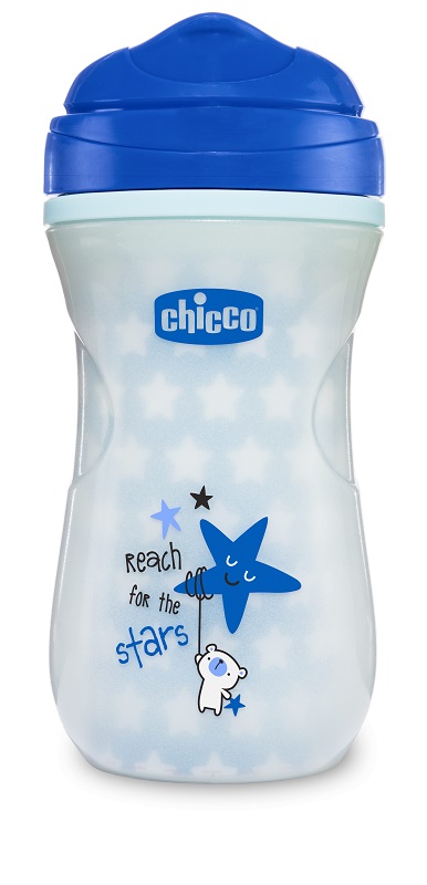 CHICCO TAZZA GLOWING 14M+ AZZURRA - Farmafamily.it