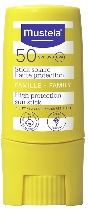 MUSTELA STICK SOLARE PROTEZIONE MOLTO ALTA SPF50 9 ML - Farmafamily.it