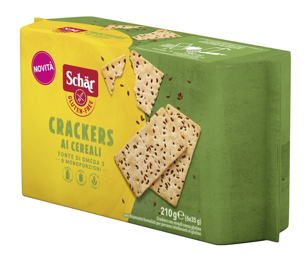 SCHAR CRACKERS CEREALI SENZA LATTOSIO 6 MONOPORZIONI DA 35 G - Farmafamily.it