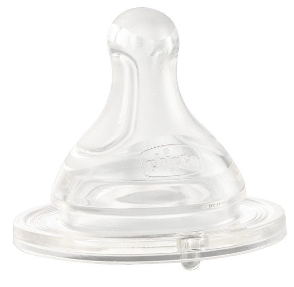 CHICCO TETTARELLA PERFECT 5 4M IN SILICONE 3 FORI 2 PEZZI - Farmafamily.it