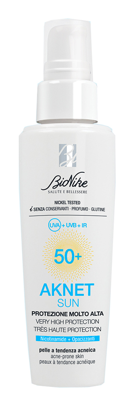 AKNET SUN PROTEZIONE MOLTO ALTA SPF50+ 50 ML - Farmafamily.it