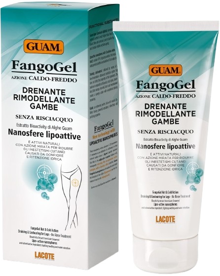 GUAM FANGOGEL DRENANTE RIMODELLANTE GAMBE 200 ML - Farmafamily.it