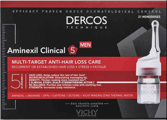 DERCOS AMINEXIL UOMO 12 FIALE 6 ML - Farmafamily.it