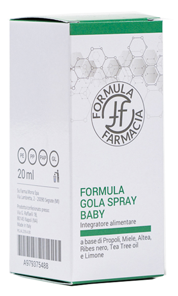 FORMULA GOLA SPRAY BABY 20 ML - Farmafamily.it