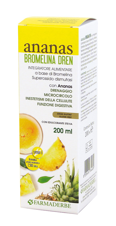 ANANAS BROMELINA DREN 200 ML - Farmafamily.it