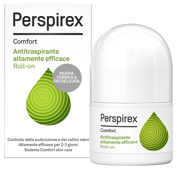 PERSPIREX COMFORT ANTITRASPIRANTE ROLL-ON NUOVA FORMULA 20 ML - Farmafamily.it