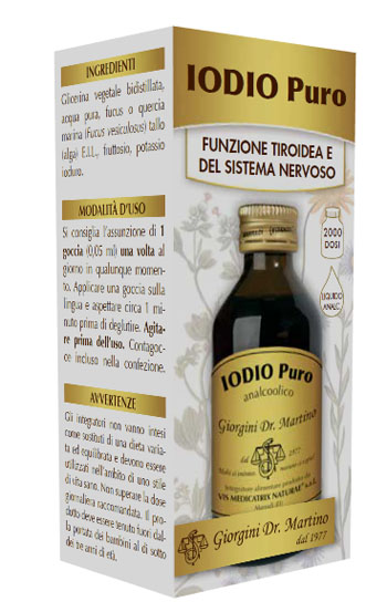 IODIO PURO ANALCOLICO 100 ML - Farmafamily.it