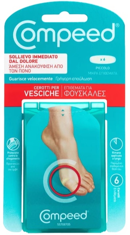 COMPEED CEROTTI PER VESCICHE PICCOLO 6 PEZZI - Farmafamily.it
