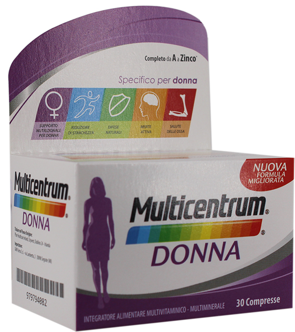MULTICENTRUM DONNA 30 COMPRESSE - Farmafamily.it