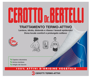 DR BERTELLI CEROTTO TERMO-ATTIVO 3 PEZZI - Farmafamily.it