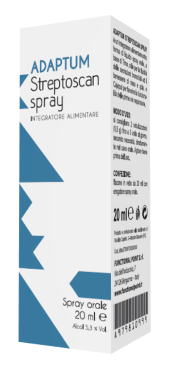 ADAPTUM STREPTOSCAN SPRAY 20 ML - Farmafamily.it
