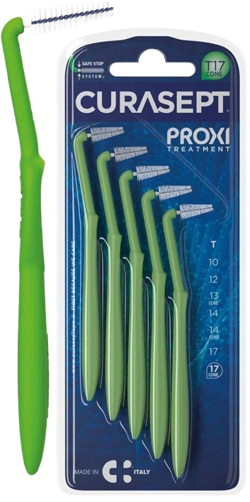 CURASEPT PROXI ANGLE P09 VERDE CHIARO/LIGHT GREEN 5 PEZZI - Farmafamily.it