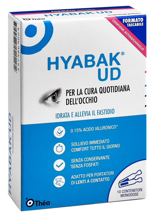 HYABAK UD SOSTITUTO LACRIMALE 10 MONODOSI 4 G - Farmafamily.it