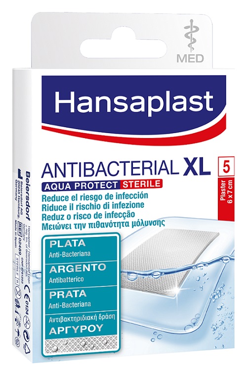HANSAPLAST AQUA PROTECT EXTRA LARGE SILVER 5 PEZZI - Farmafamily.it