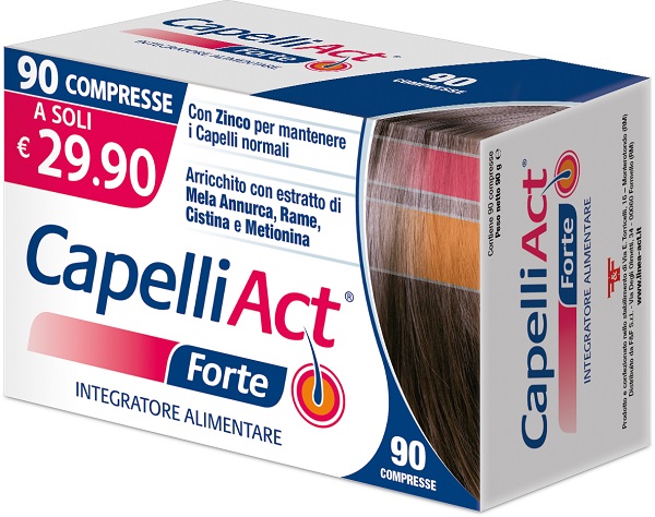 CAPELLI ACT FORTE 90 COMPRESSE - Farmafamily.it