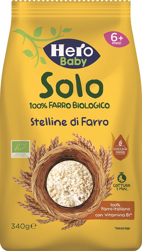 HERO SOLO PASTINA DI FARRO 100% BIO 340 G - Farmafamily.it