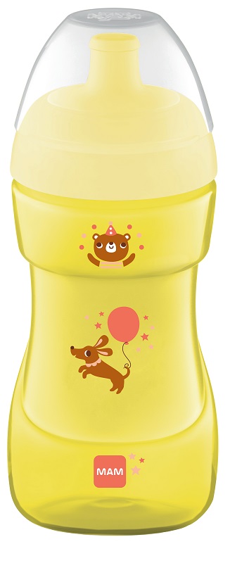 MAM TAZZA SPORTS 330 ML 12+ BECCUCCIO RIGIDO NEUTRO - Farmafamily.it