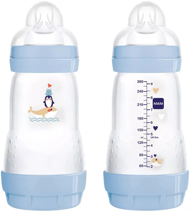 MAM BIBERON EASY START 260 ML 2+ TETTARELLA 2 MASCHIO - Farmafamily.it
