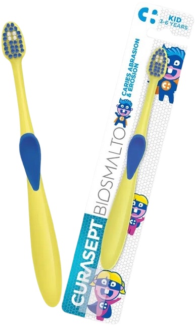CURASEPT SPAZZOLINO BIOSMALTO KIDS 3-6 ANNI - Farmafamily.it