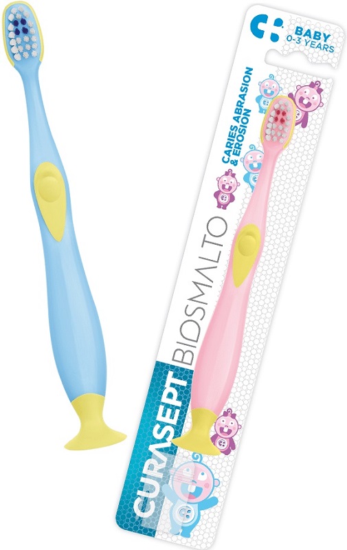 CURASEPT SPAZZOLINO BIOSMALTO BABY 0-3 ANNI - Farmafamily.it