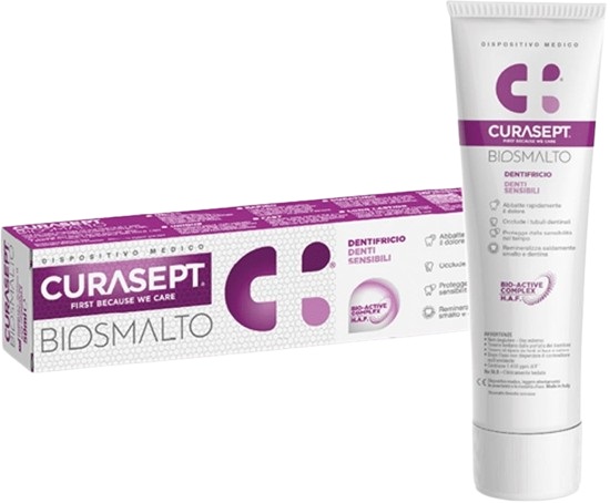 CURASEPT BIOSMALTO DENTIFRICIO DENTI SENSIBILI 75 ML - Farmafamily.it