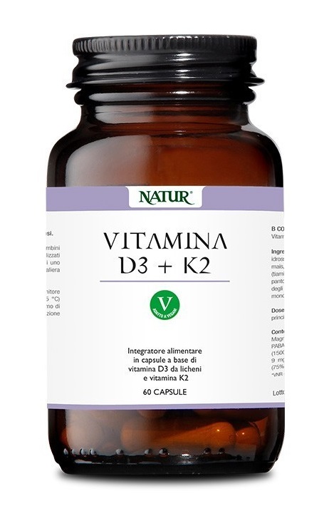 VITAMINA D3+K2 60 CAPSULE - Farmafamily.it