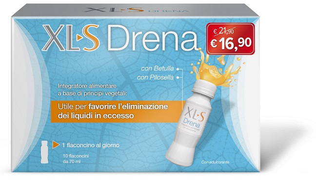 XLS DRENA TAGLIO PREZZO 10 FLACONCINI 70 ML - Farmafamily.it