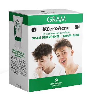 GRAM ZEROACNE 1 GRAM DETERGENTE 50 ML + 1 GRAM ACNE 50 ML - Farmafamily.it